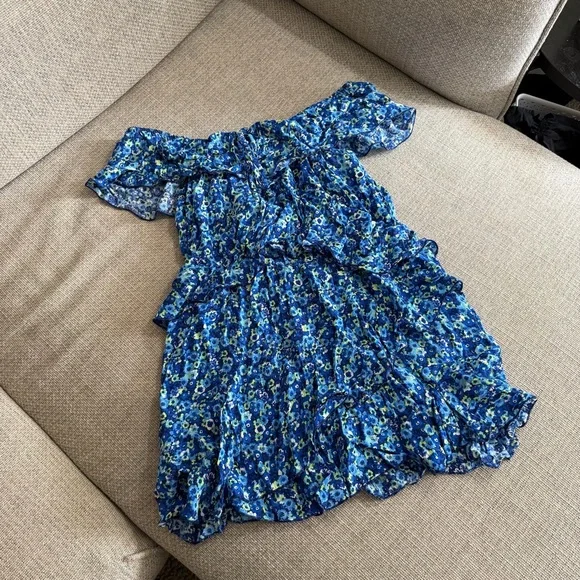 Zara Off the Shoulder Romper Dress - Picture 1 of 10